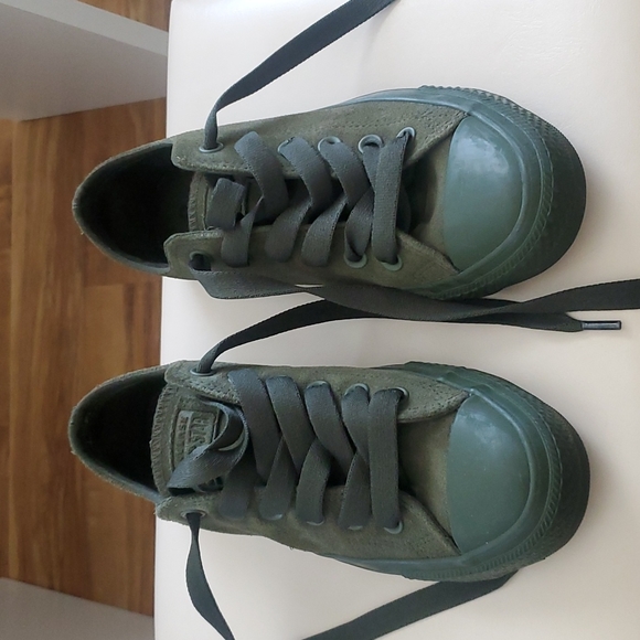 Olive/Army Green Converse Sneakers - Picture 1 of 6